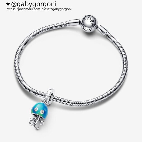 Pandora Colour-changing Jellyfish Dangle Charm - Picture 3 of 4